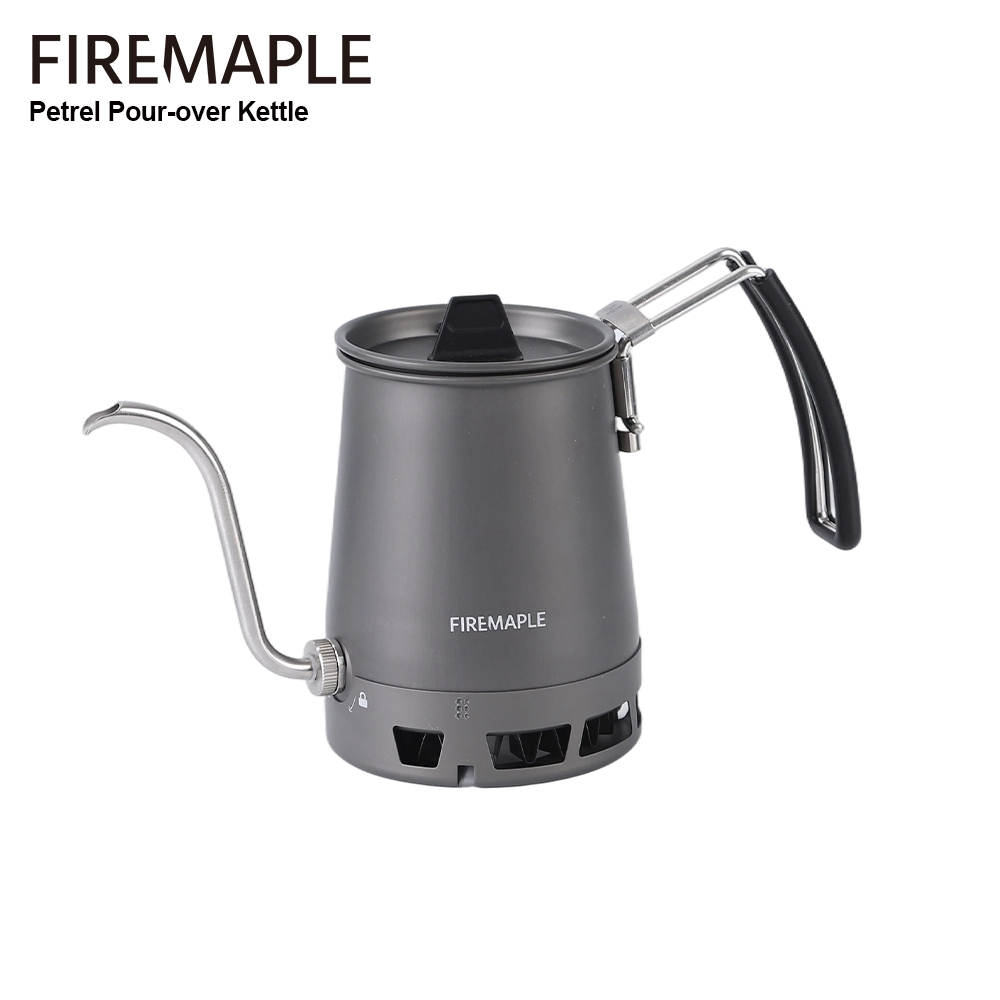 Pour Pot Aluminum - Fire-Maple Petrel Pour-Over Kaffeekessel mit Schwanenhals-Ausgießer,