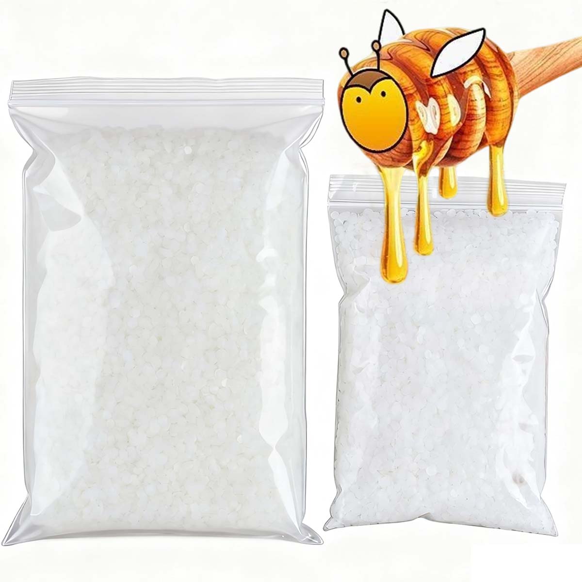 Candle Making Los Angeles - 200g-1000g Weißes Bienenwachs Reines Natürliches Granulat