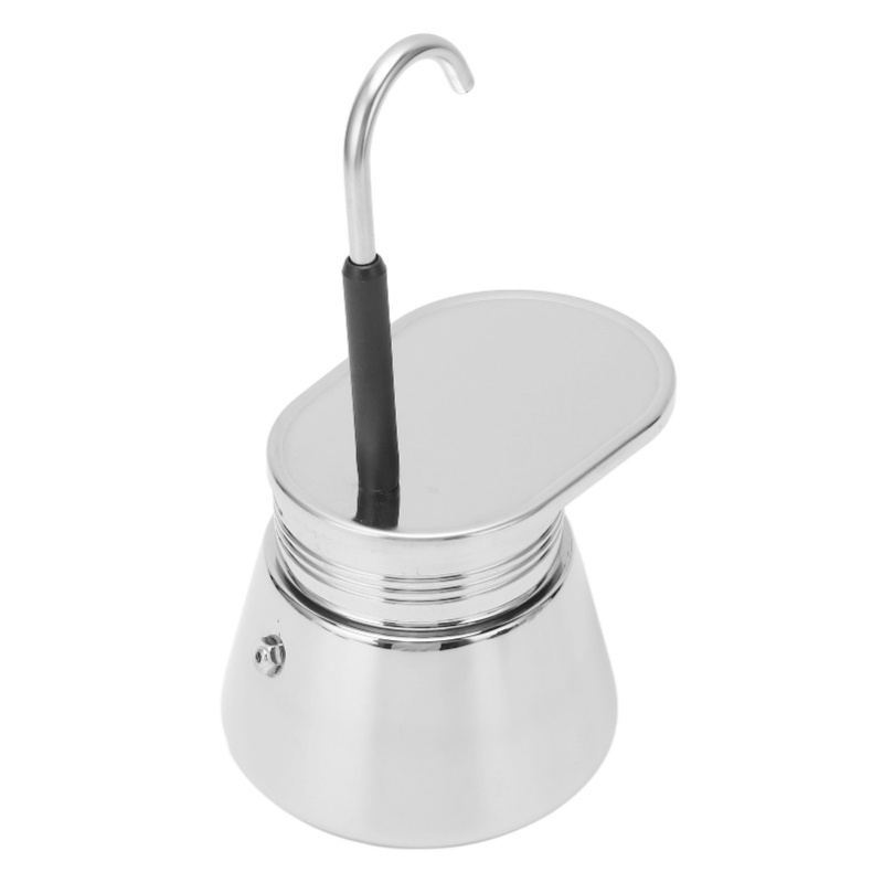 Pour Pot Aluminum - Einzelner Ausgießer Mokkakanne aus Edelstahl, Handgegossene