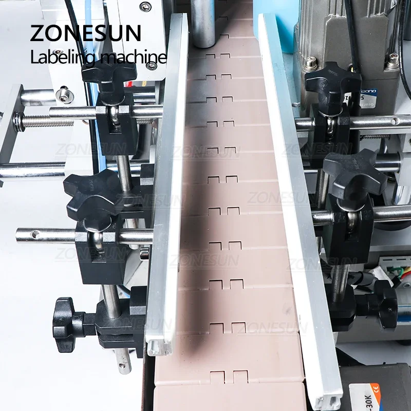 Label Sticker Round - ZONESUN TB-500A Automatische doppelseitige Etikettenaufkleber für