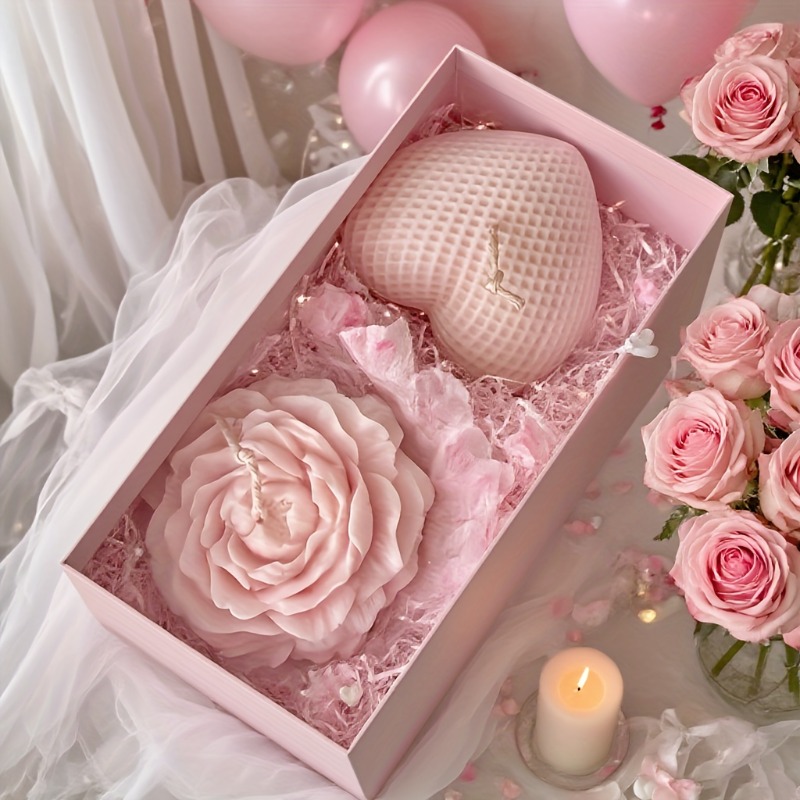 2 Stück Pfingstrosenblüten-Sil – Candle Making Bath Bewertung und Preis