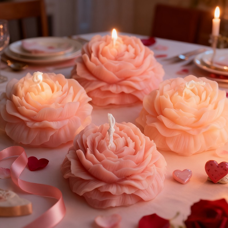 2 Stück Pfingstrosenblüten-Sil – Candle Making Bath Bewertung und Preis