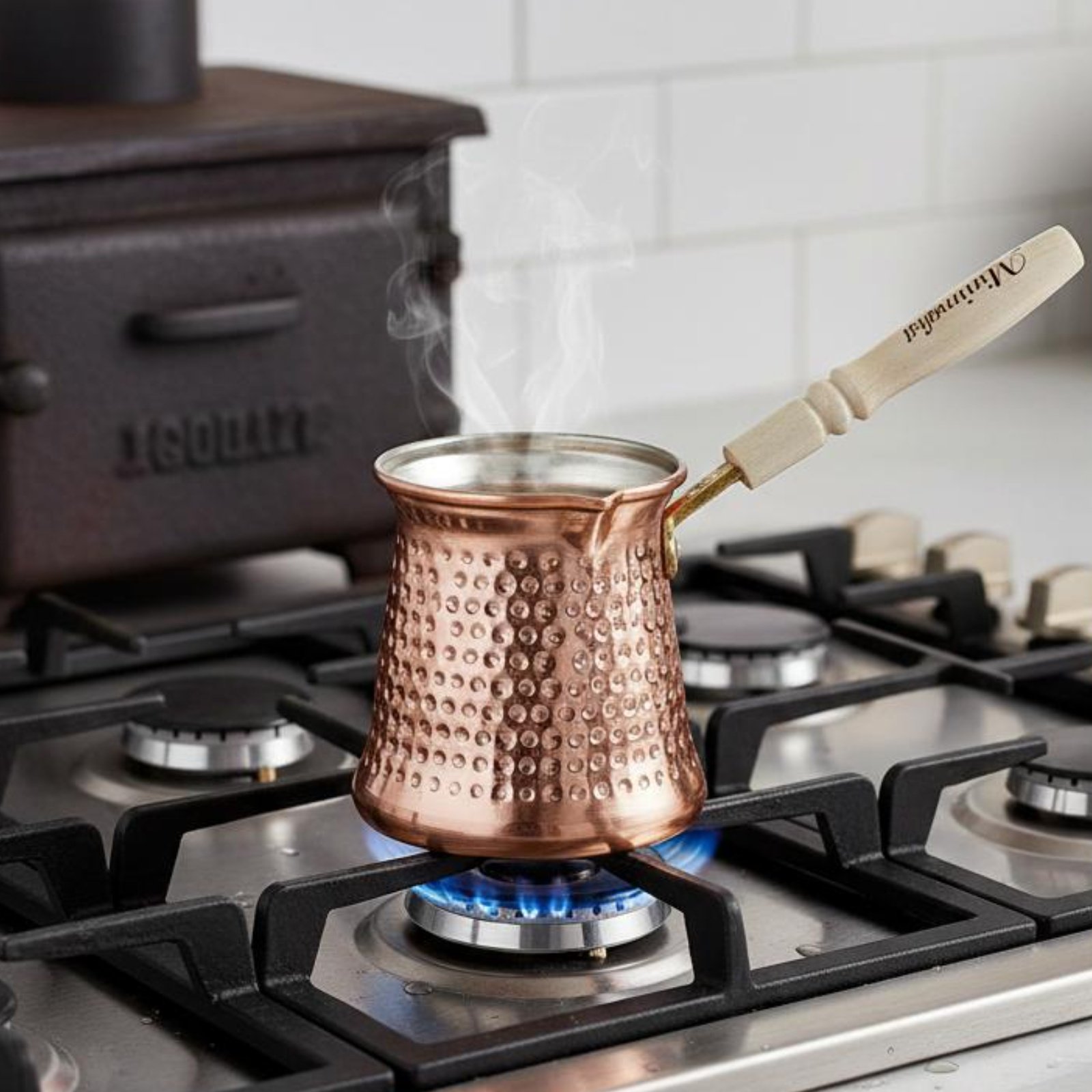 Türkische Kaffeekanne mit vers – Pour Pot Aluminum Bewertung und Preis