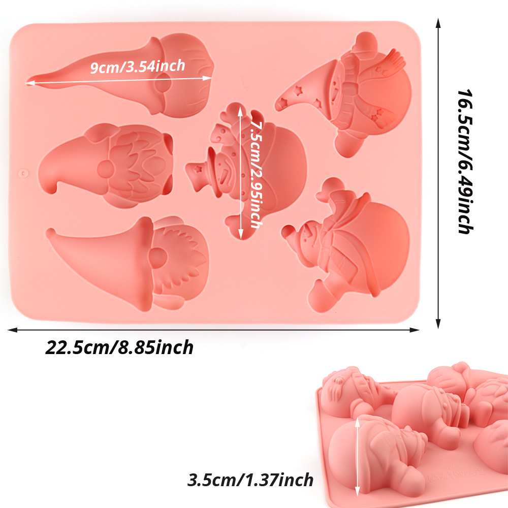 6-fach Silikon-Backform mit We – Candle Making Los Angeles Bewertung und Preis