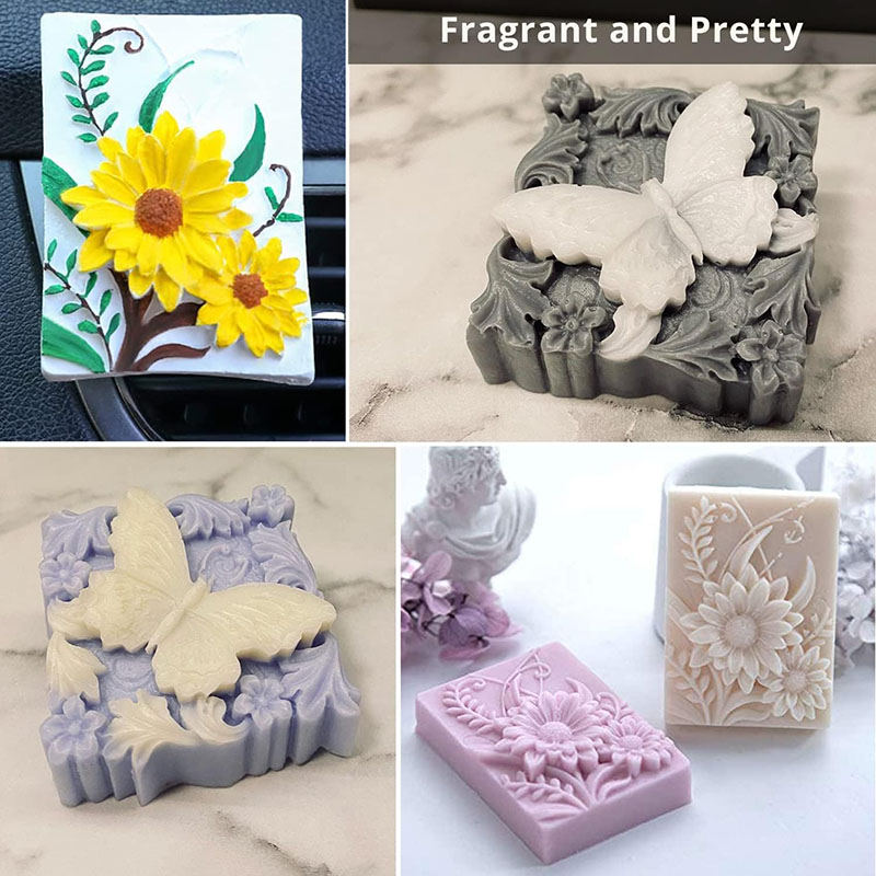 Silikon-Seifenform 3D Schmette – Candle Making Bath Bewertung und Preis