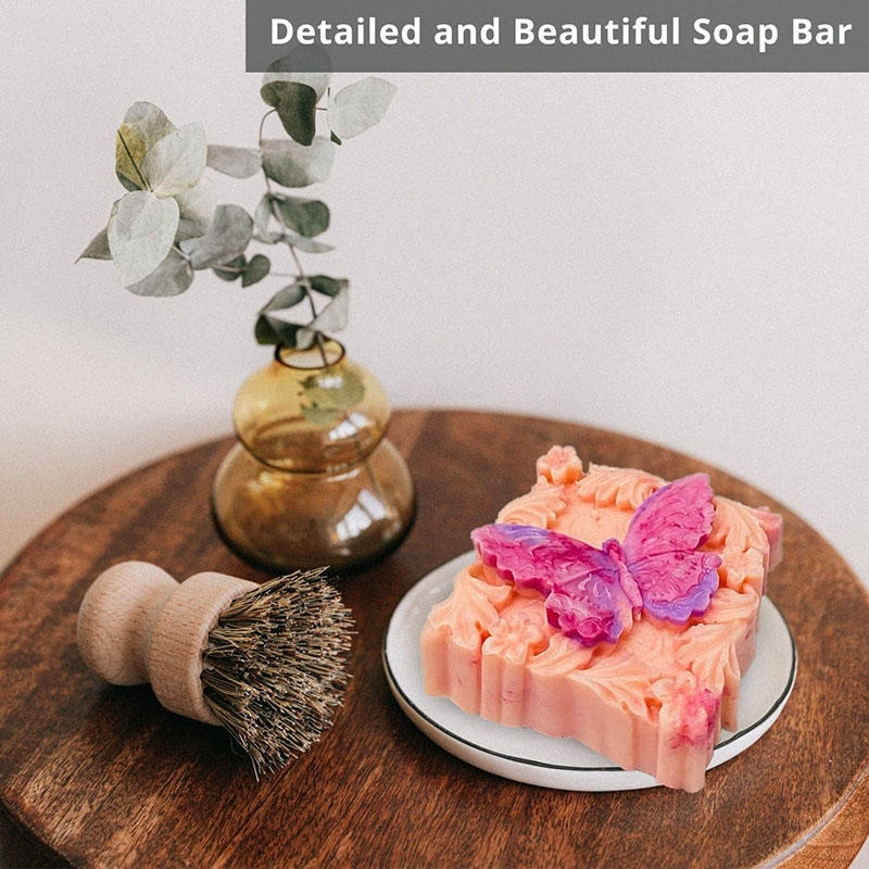 Silikon-Seifenform 3D Schmette – Candle Making Bath Bewertung und Preis