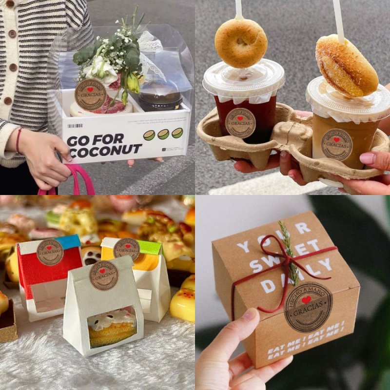 500 Stück spanische Dankeschön – Label Sticker Round Bewertung und Preis