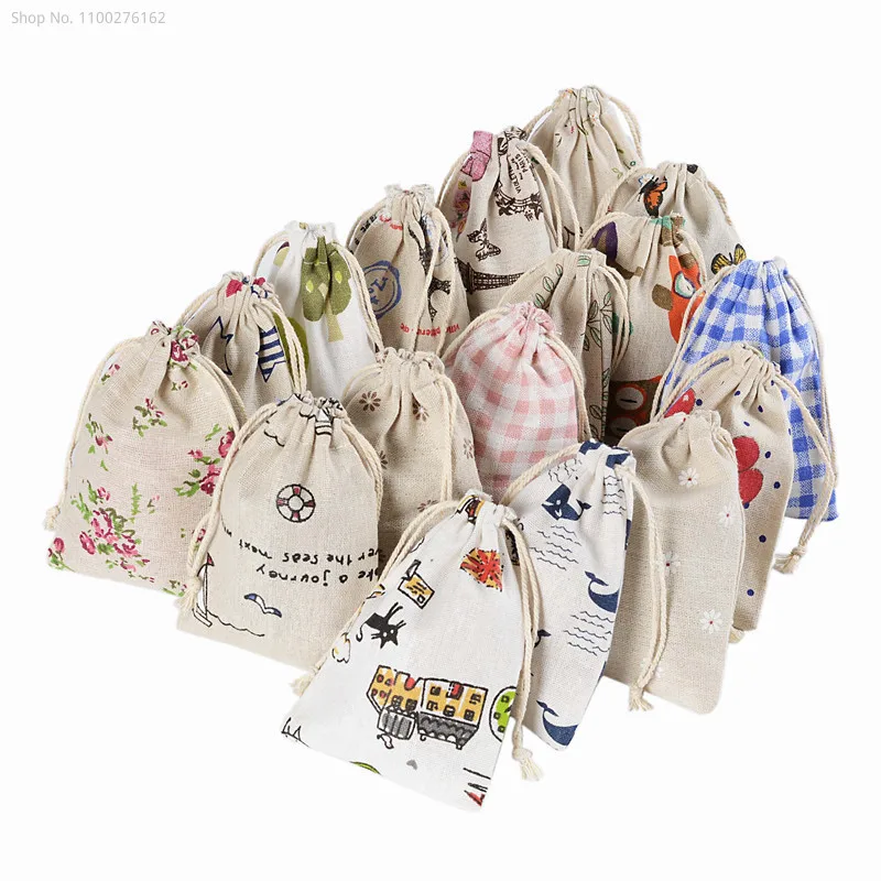 100 stücke Kleine Stoff Tasche – Jute Bag Packaging Bewertung und Preis