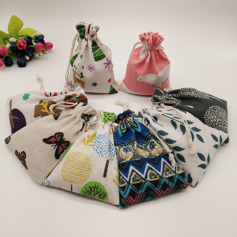 100 Stück Schmuckaufbewahrungs – Jute Bag Packaging Bewertung und Preis