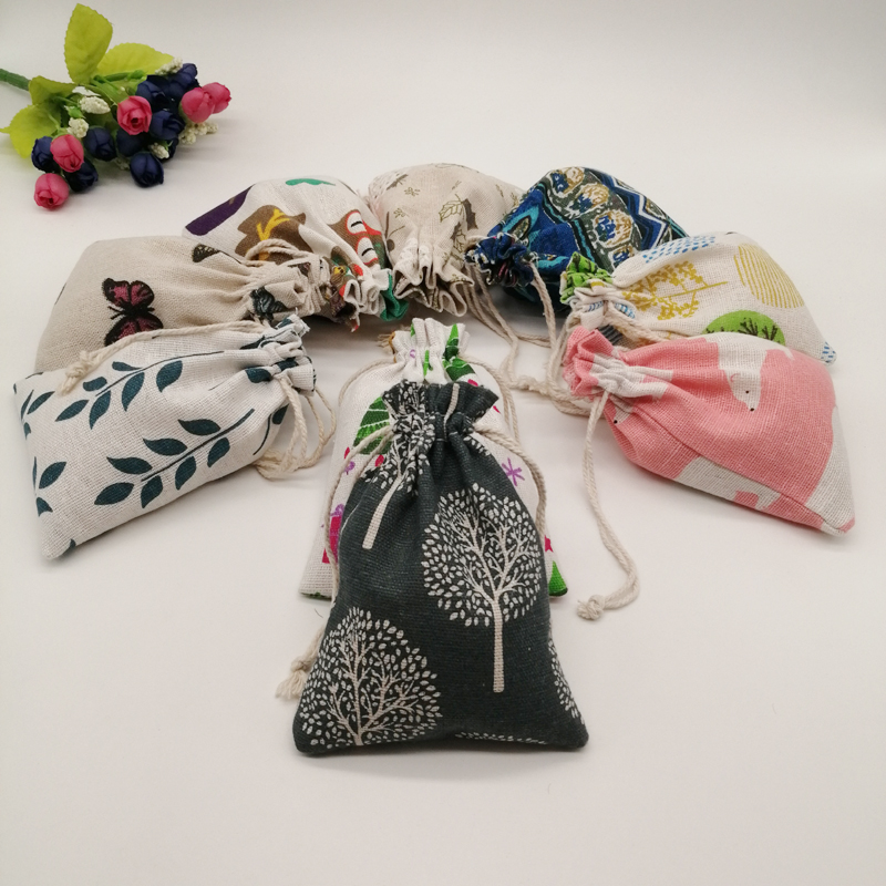 100 Stück Schmuckaufbewahrungs – Jute Bag Packaging Bewertung und Preis