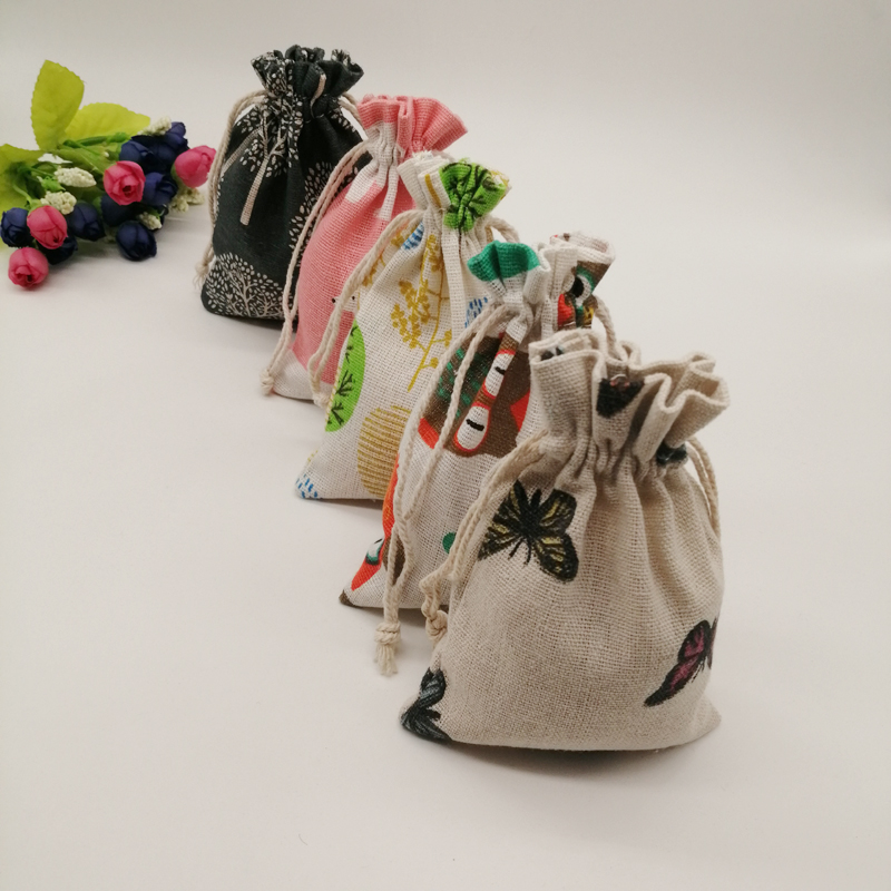 100 Stück Schmuckaufbewahrungs – Jute Bag Packaging Bewertung und Preis