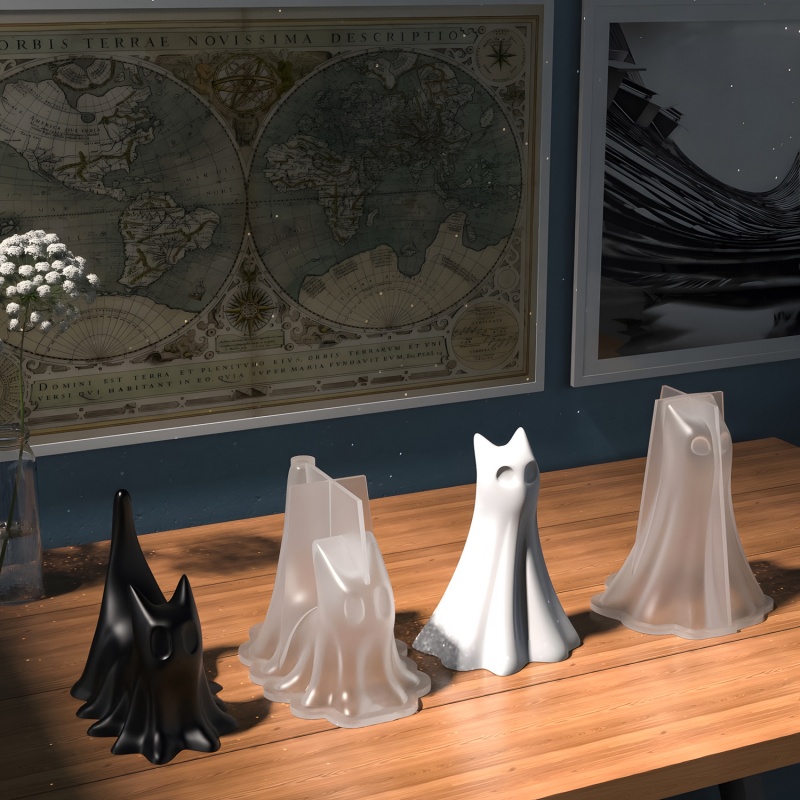 Geisterkatze Halloween Desktop – Candle Making Tools Bewertung und Preis