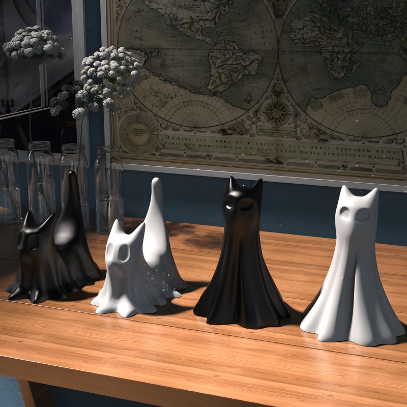 Geisterkatze Halloween Desktop – Candle Making Tools Bewertung und Preis