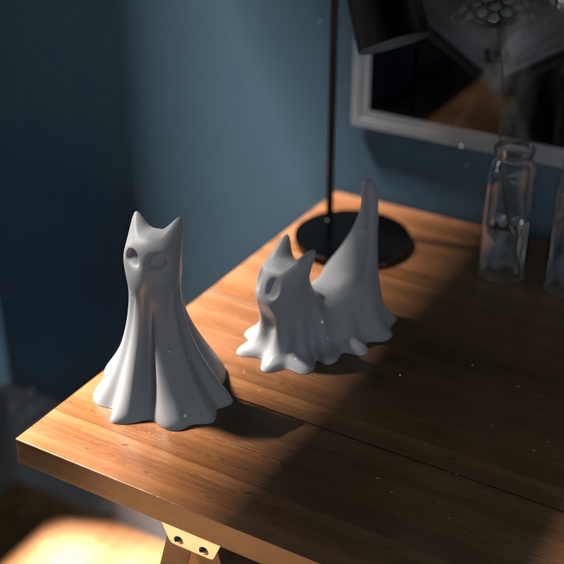 Geisterkatze Halloween Desktop – Candle Making Tools Bewertung und Preis