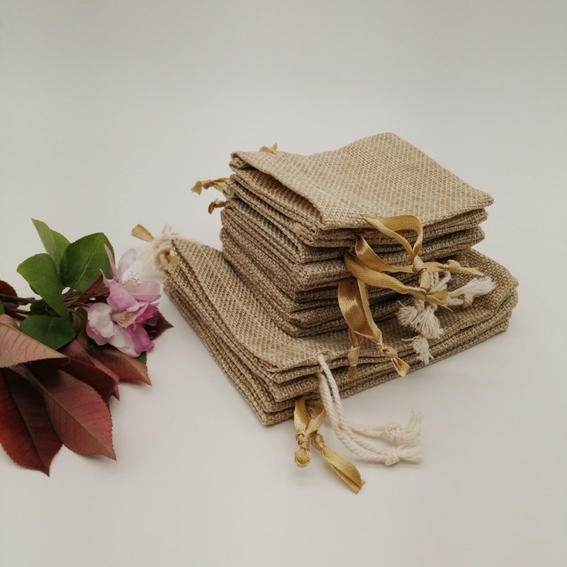 38-teiliges Mini-Set aus Jute- – Jute Bag Packaging Bewertung und Preis