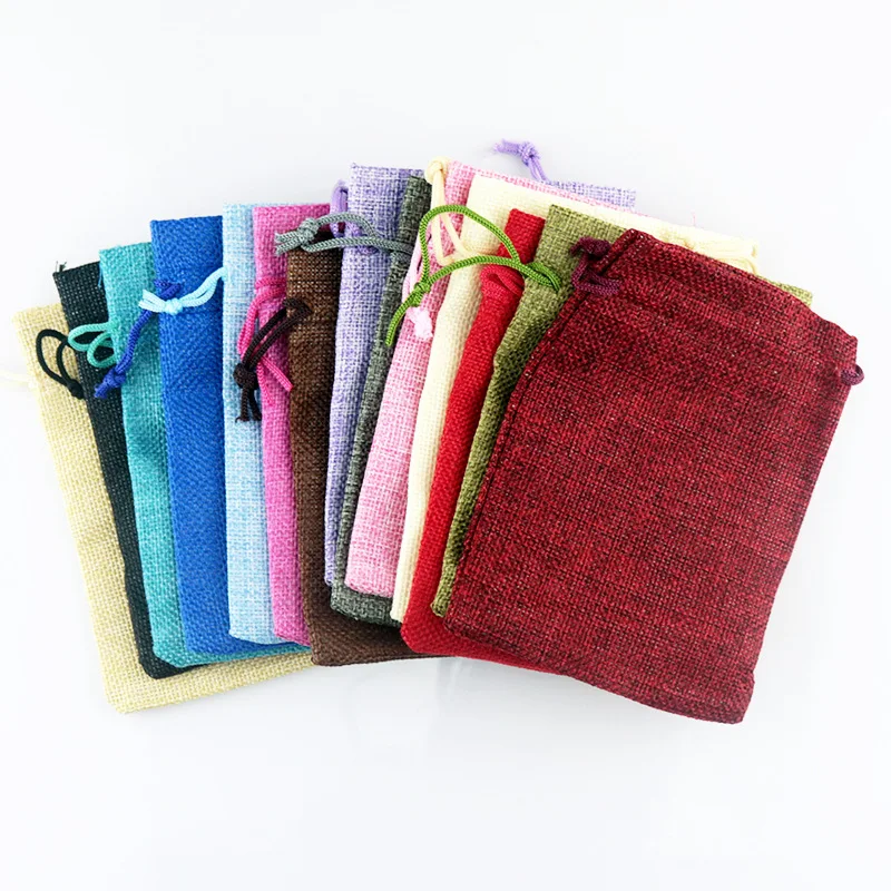 50 Stück/Set 7x9 9x12 10x14 13 – Jute Bag Packaging Bewertung und Preis