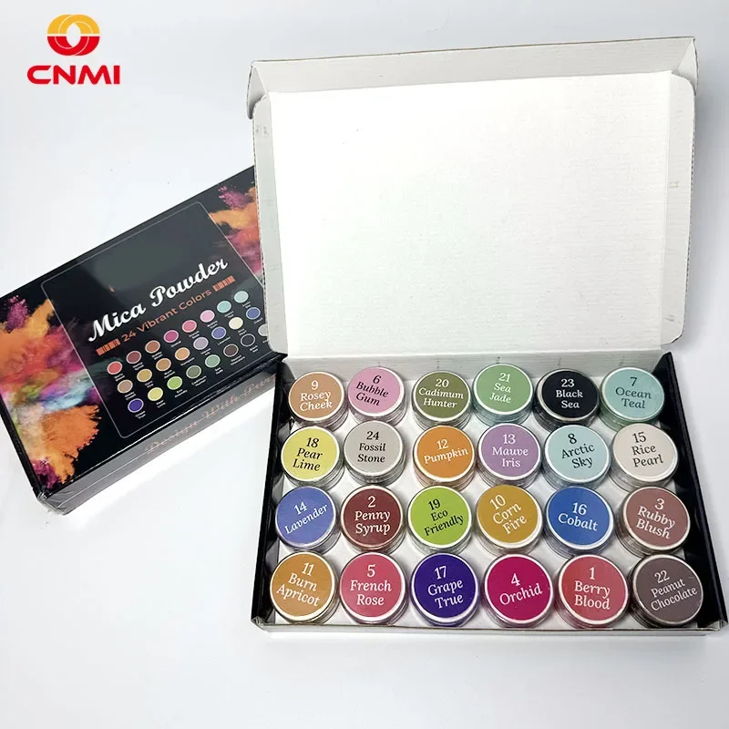 24 Farben 6g CNMI Mica-Pulver  – Candle Making Bath Bewertung und Preis