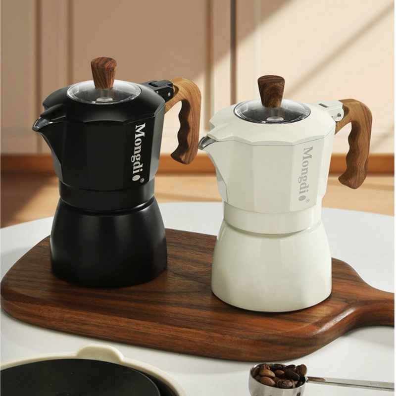 Mongdio Doppelventil-Moka-Kaff – Pour Pot Aluminum Bewertung und Preis