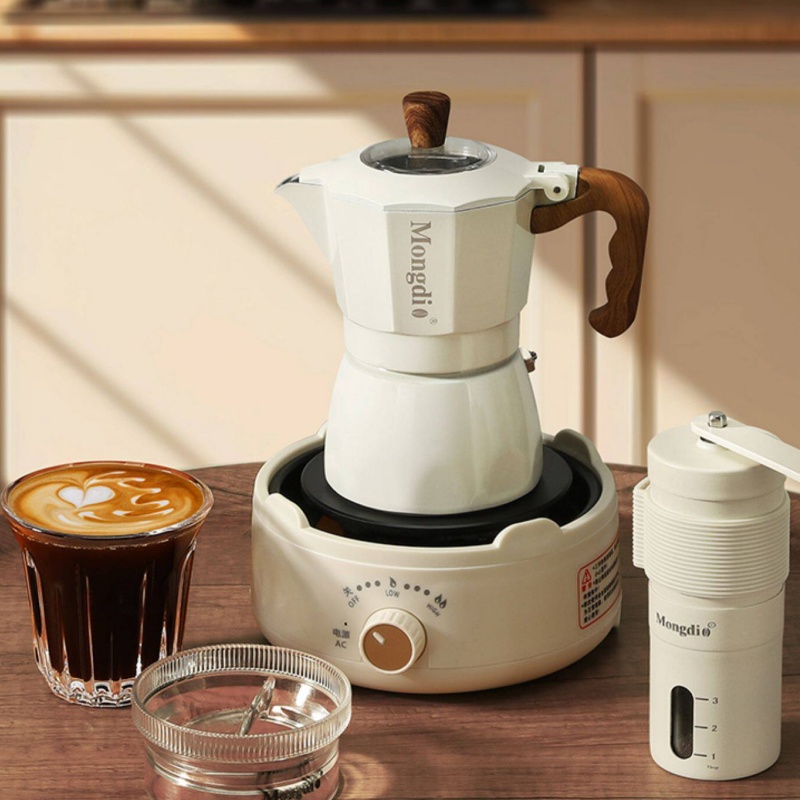 Mongdio Doppelventil-Moka-Kaff – Pour Pot Aluminum Bewertung und Preis