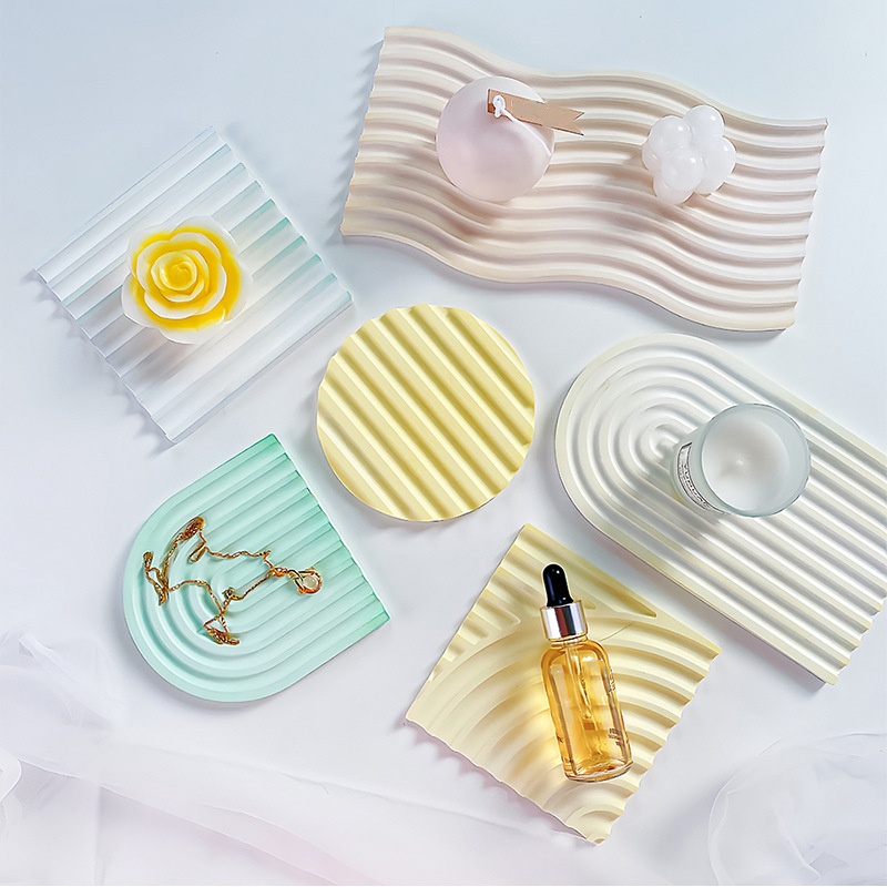 DIY Gestreifte Wellen Tablett  – Candle Making Tools Bewertung und Preis