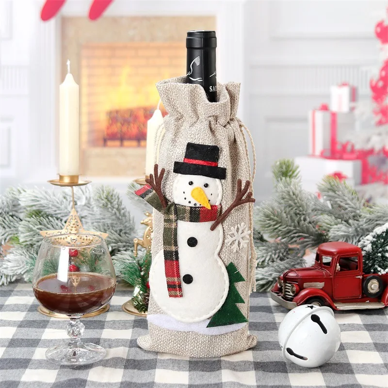Weihnachten Schneemann Santa C – Jute Bag Packaging Bewertung und Preis