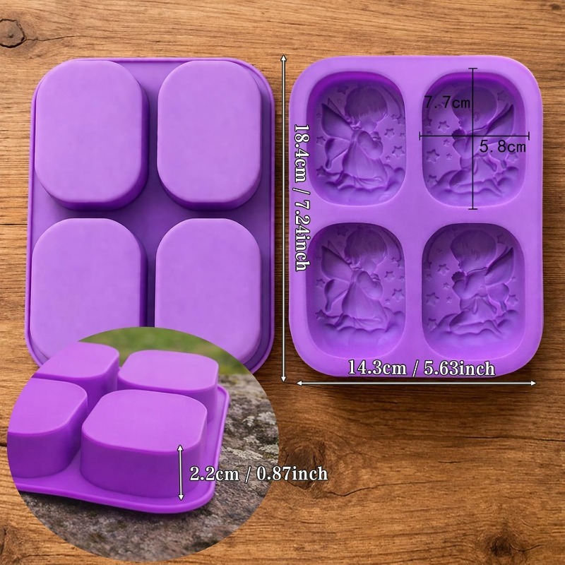 Engel-Silikonform für Seifenhe – Candle Making Bath Bewertung und Preis