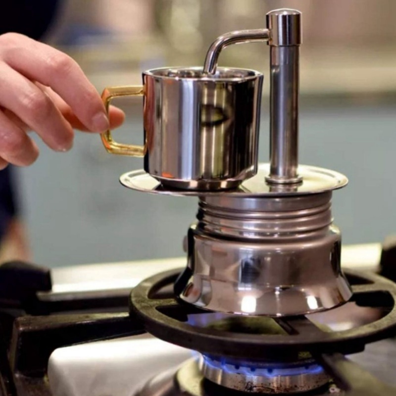 Einzelner Ausgießer Mokkakanne – Pour Pot Aluminum Bewertung und Preis
