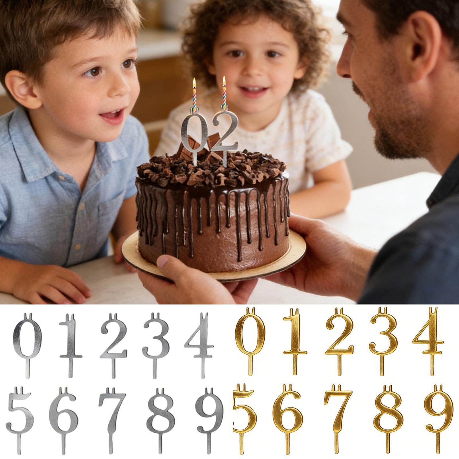 10 Stück 0-9 Zahlen-Kuchenaufs – Candle Making Tools Bewertung und Preis